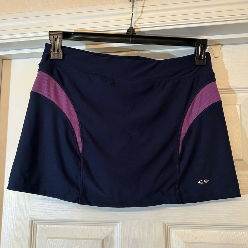 Champion Girls Navy Blue /Purple Skort Size XL